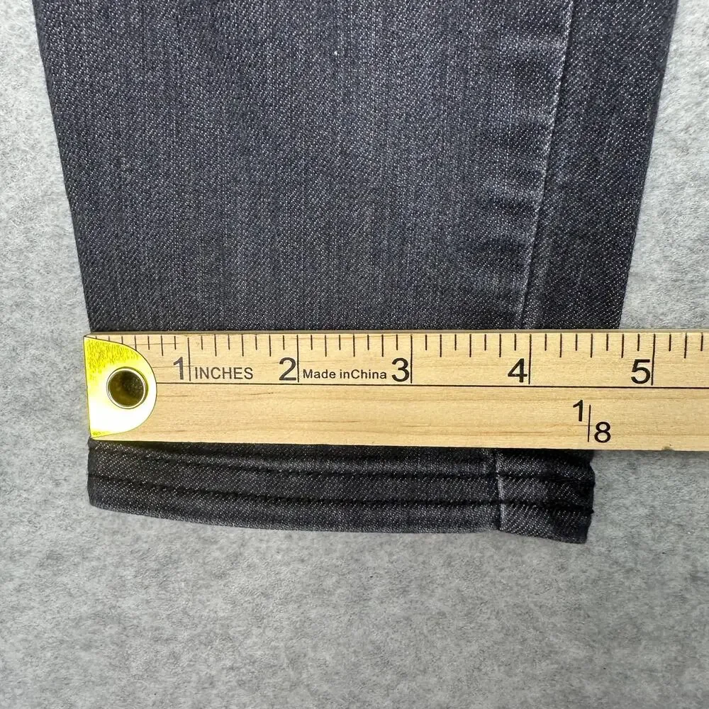 prAna Oday Jeans Black High Rise WMNS 4/27 Skinny Stretch Pants Minimalist Chic